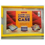 Lot of Rubber Stamps and Stenciling Tools with Storage Case