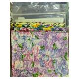 Fat Quarter Log Cabin Quilt Kit and Assorted Floral Quilting Fabrics