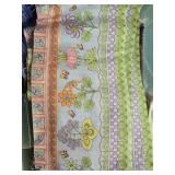 Fat Quarter Log Cabin Quilt Kit and Assorted Floral Quilting Fabrics