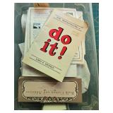 Collection of Handmade Craft Molds and Booklets with Do It! Book