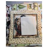 Collection of Holiday Quilting Fabrics with Santa and Winter Designs