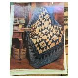 Rustic Retreat Themed Quilt Fabric Panel and Cotton Fabric Lot