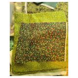 Large Assortment of Holiday and Floral Print Quilting Fabric Scraps