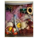 Large Collection of Sewing and Craft Ribbons, Notions, and Supplies