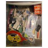 Large Collection of Sewing and Craft Ribbons, Notions, and Supplies