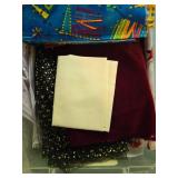 Large Assortment of Quilting and Craft Fabric and Patterns