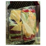 Large Assortment of Quilting and Craft Fabric and Patterns