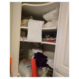 Large Collection of Crafting Supplies and Fabric Decor Items