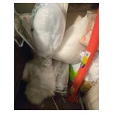 Large Collection of Crafting Supplies and Fabric Decor Items