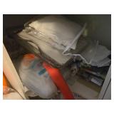 Large Collection of Crafting Supplies and Fabric Decor Items