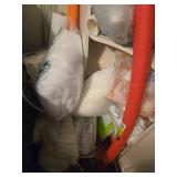 Large Collection of Crafting Supplies and Fabric Decor Items