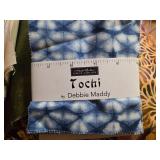 Large Basket of Assorted Quilting and Craft Fabric Scraps