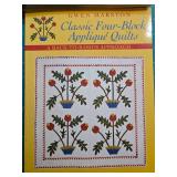 Applique Quilt Starter Set with Books, Threads, Fabric, and Notions