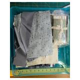 Assorted Fabric Scraps and Panels for Quilting and Crafts