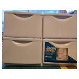 Tenex Stacking Drawers Set of 4 Stackable Storage Units