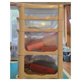 Contico 3-Drawer Plastic Storage Organizer with Craft Supplies