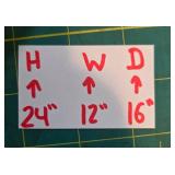 Contico 3-Drawer Plastic Storage Organizer with Craft Supplies