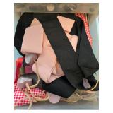 Sterilite 3-Drawer Organizer with Assorted Sewing Ribbons and Buttons