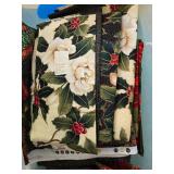 Christmas Quilting Fabric Pieces and Quilt Patterns Set
