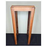 Wooden Plant Stand or Accent Table with Square Top
