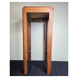 Wooden Plant Stand or Accent Table with Square Top