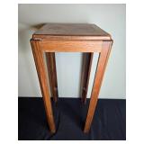 Wooden Plant Stand or Accent Table with Square Top