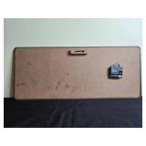 Wooden Wall Clock Sign with Family Quote 10x24 Inches