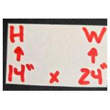 Framed Guest Welcome Sign and Embroidered Floral Wall Art Set