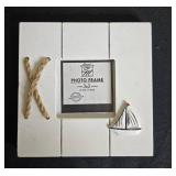 Assorted Photo Frames and 50th Anniversary Cross Wall Decor Set