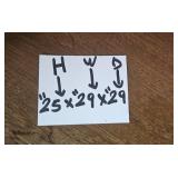 Round Wooden Pedestal Side Table with Tripod Base