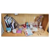 Books, Home Decor, and Collectibles Shelf Lot