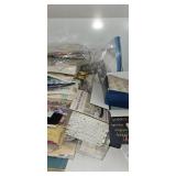 Large Collection of Scrapbooking Supplies and Craft Paper