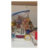 Assorted Decorative Lot with Candles, Small Stand, and Home Decor Items