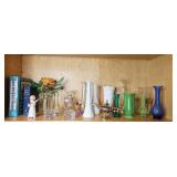 VTG Colbalt Blue Vase & Collection of Decorative Vases and Figurines
