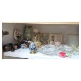 Collection of Decorative Eggs, Trinket Boxes, Angels and Candles