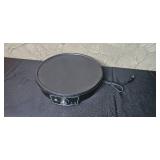 Household Lot: Electric Crepe Maker, Size 9 Sandals, Remotes, Scissors, Coasters, and Accessories