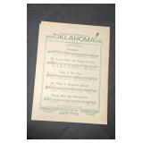 Collection of Sheet Music, Hymns, Assorted Candles, Tablecloths, and Crafts Supplies