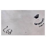 Collection of Decorative Porcelain and Art Glass Pieces Including Hand-Painted Plate Signed Capodimonte