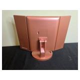 Tri-Fold Vanity Mirror with 2X and 3X Magnification