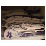 Large Collection of Towels, Linens, and Cloths Assorted Colors and Patterns