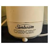 Osterizer 16 Speed Blender and Sunbeam Oskar Food Processor with Parts