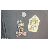 Decorative Home Decor Collection with Quilt Runner, Glass Bowl, Wall Art, and More