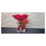 Decorative Home Decor Collection with Quilt Runner, Glass Bowl, Wall Art, and More