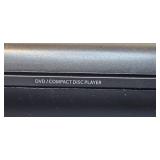 Capello DVD/CD Player with Cables, Power Strip, and Vintage Recipe Card Box Set