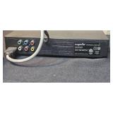 Capello DVD/CD Player with Cables, Power Strip, and Vintage Recipe Card Box Set