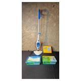 Cleanica 360 Steam Mop with Swiffer Sweeper Wet Mop Refills