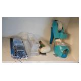 Office Desk Organizer Lot with Books, Supplies, and Accessories