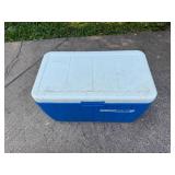 Coleman PolyLite 48 Blue and White Cooler
