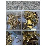 Assorted Hand Tools and Picture Hanging Kit with Basket