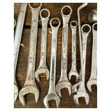 Mixed Hand Tool Lot with Wrenches and Screwdrivers